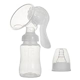 KOAHDE Manuelle Milchpumpe, manuelle Milchpumpe aus Silikon, Breast Pumpe und...