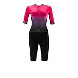 Huub 2025 Damen Trisuit – Schwarz/Rose Fade