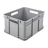 keeeper Transportbox mit Tragegriffen, Euro-Box XL, 28 l, 43 x 35 x 24 cm, Bruno...