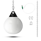 GYMAX Wasserboxsack Ø45cm, Boxing Punching Bag mit Wasser füllbar, hängendes...