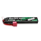 Gens ace 2S 1000mAh 7.4V 25C 2S1P Airsoft Gun Lipo akku mit Deans T Stecker,für...