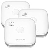 VisorTech Smoke Alarm: 3er-Set drahtlos vernetzbare Funk-Rauchwarnmelder,...