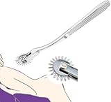 Sex für Paare BDSM Edelstahl Spielzeug für die Massage Nadelrad Nippel Brust...