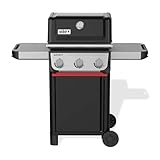 Weber Spirit E-310 Gasgrill, 3 Brenner, 51 x 46 cm Grillfläche, Warmhalterost,...