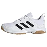 adidas Damen Ligra 7 Indoor Sneaker, FTWR White/core Black/FTWR White, 41 1/3 EU