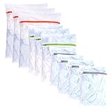 10 x Premium Wäschenetz Set - Netz für Waschmaschine Wäschesack in...