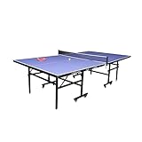 TechFit Tavolo da Ping Pong per Interni - Dimensioni tornei, Robusto Pannello in...