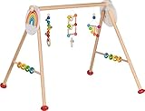 goki 65351 Baby-Fit Spielebogen Regenbogen I aus Holz, Greif- und Spieltrainer,...