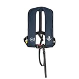 12skipper Rettungsweste 165N ISO mit manueller Auslösung, Marineblau