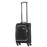 NOWI Korfu Weichschalen Trolley M – Leichter Stoff Koffer 30L mit 4...