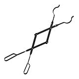 Relaxdays Kaminzange, 66,5 cm lang, Feuerzange für Holz & Briketts,...