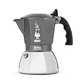 Bialetti Brikka Induktionskaffeemaschine, 4 Tassen (170 ml), Espresso wie an der...