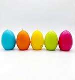 Eikerzen Formkerze Kerzen Ostereier 5er Set in bunten Farben Osterdeko...