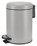 Kleine Wolke Kosmetikeimer One, Farbe: Platin, Material: Edelstahl/PP, Größe:...