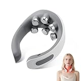 Nackenmassagegerät, Kabellos Nackenmassagegerät mit 15 Intensitätsstufen 5...