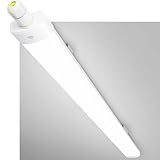 GeyouLux Feuchtraumleuchte LED mit Bewegungsmelder 90cm, 40W 5040LM 5000K, IP65...