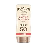 Hawaiian Tropic Glowing Protection Sunscreen Lotion, wasserfeste Sonnencreme mit...