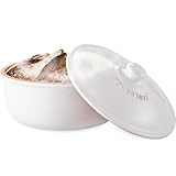 Römertopf Brot-Back-Topf aus natürlichem Ton - 23 cm Ø – Brot Backen mit...