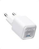 Anker USB C GaN Charger 30W, 511 Ladegerät (Nano 3), PIQ 3.0 PPS...