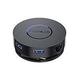 USB C Docking Station Dual Monitor, 7 Port Type C Laptop Dockingstation mit 2 4K...