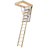 4IQ Dachbodentreppe 140x70 cm - Bodentreppe Gedämmt - U-Wert 0,44 - Raumhöhe...