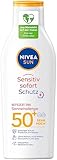 NIVEA SUN Sensitiv Sofortschutz Sonnenlotion im 1er Pack (1 x 200 ml),...