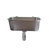 Stabilo-Sanitaer Edelstahl Ausgussbecken 63 x 53 x 25 cm 55l Waschbecken...