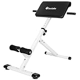 tectake® Hyperextension Trainingsbank, Hantelbank klappbar, Rückentrainer und...