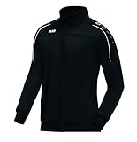 JAKO Herren Polyesterjacke Classico, Schwarz, L