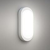 Kellerlampe LED 18W 2000Lm Neutralweiß 4000K, LED Ovalleuchte, IP65 Wasserfest,...