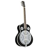 Resonator Gitarre von Red Hill, Schwarz, Spider-Cone-Resonator, Laminierte...