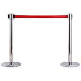 2-Stück-Set FLEXIBARRIER Personenleitsystem Absperrständer Krom -ECOLINE- 2m...