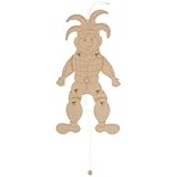 matches21 HOME & HOBBY Lustiger Hampelmann DIY Holz Bastelset für Kinder ab 8...