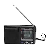 Tragbares Radio AM FM SW, Digitales Kurzwellenradio mit MP3-Player, Minis-Radio,...