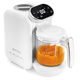 Sweety Fox - Babynahrungszubereiter Mixer - 7 Funktionen - Dampfgaren, Mixen,...