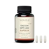 sovita Kalium Opti 400 Kapseln | Hochdosiert 400 mg | Unterstützt Nerven,...