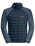 Jack Wolfskin Men ROUTEBURN PRO HYBRID M Softshelljacke, Midnight Sky, L