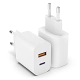 20W USB C Adapter, 2er Pack iPhone ladegerät für iPhone 16 15 14 Plus Pro Max...