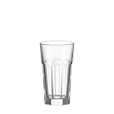 Leonardo Rock Becher, 12-er Set, 340 ml, spülmaschinengeeignet, Klarglas,...