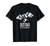 Skifoan Skifahrer Skifahren Mundart T-Shirt T-Shirt