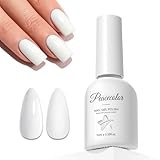 PEACECOLOR 10ml UV Nagellack Weiß, Nagellack Gel für DIY Nail Art UV/LED...