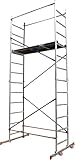 HOME MASTER Heimwerken Gerüstturm | Fahrbares Arbeitsgerüst | Chnelle Montage...