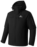 Herren Skijacke Wasserdicht Warm Atmungsaktiv Snowboardjacke Winterjacke mit...