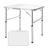 Rigogo Tragbar Klapptisch Aluminium, Campingtisch Flatbar für Balkon Terrasse...
