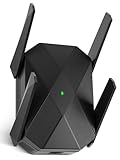 AX3000 WiFi 6 Repeater LAN Anschluss,2402MBit/s 5GHz + 574MBit/s 2,4GHz WLAN...