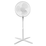 ito electronics ito Standventilator 40 cm Durchmesser weiß-oszillierend + 3...