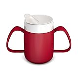 Ornamin 2-Henkel-Becher Pflegebecher mit Schnabelaufsatz für Senioren &...