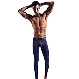 KBOPLEMQ Herren Leggings Warme Atmungsaktive Sport Skifahren Leicht Quick Dry...