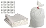 ToolSpace 50x Gewebesäcke Polypropylen-Sack, PP-Gewebe 85x50 cm -...