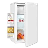 Exquisit Kühlschrank KS5117-3-040E weiss | Standgerät | 81 l Volumen | Weiß |...